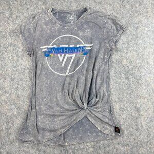 Trunk LTD Van Halen T Shirt Size M Burnout Thin Short Sleeve Gray